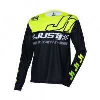 Camiseta JUST1 J-COMMAND COMPETITION NEGRO / AMARILLO FLUOR